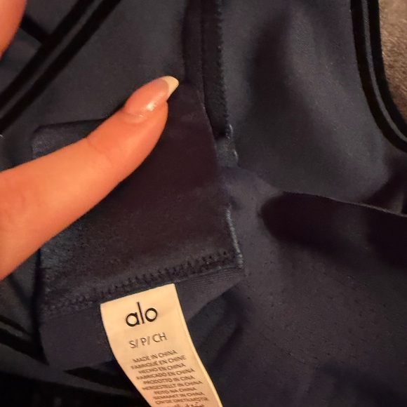 ALO Yoga Midnight Blue Bralette - Picture 3 of 5